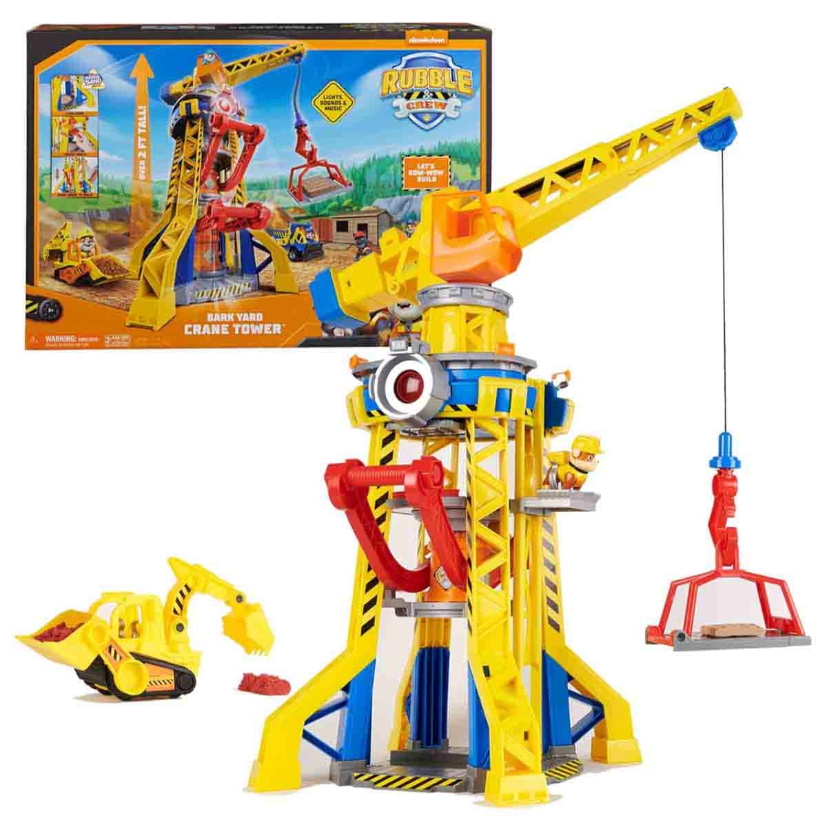 Rubble & Crew Barkyard Crane Tower Truck Unisex, 3-4 Years