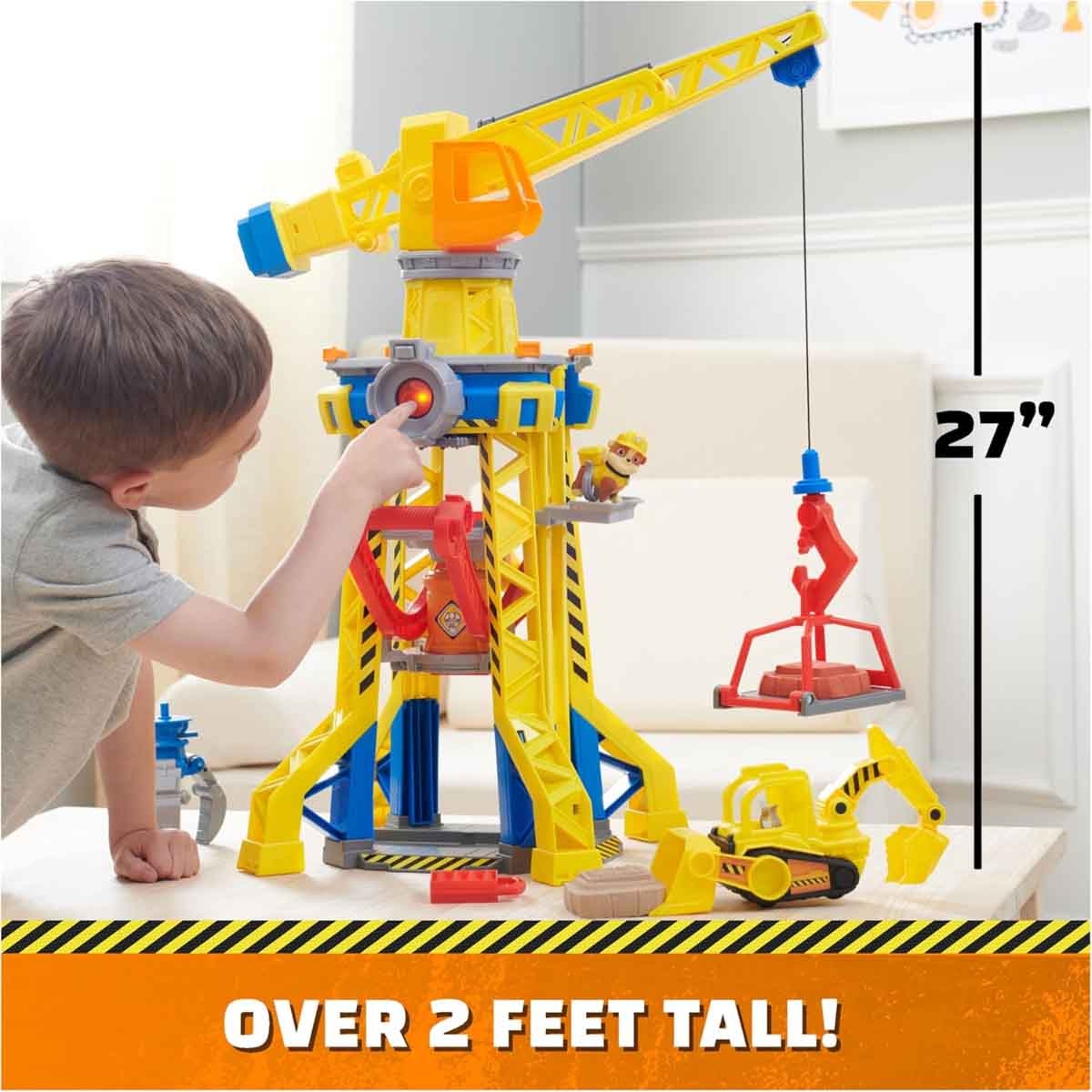 Rubble & Crew Barkyard Crane Tower Truck Unisex, 3-4 Years