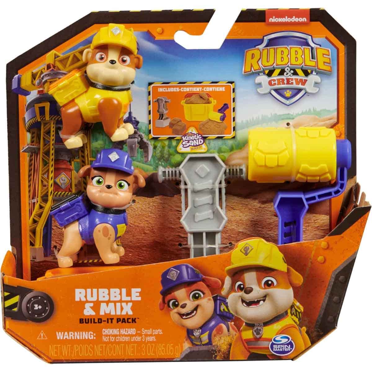 Rubble & Crew Paw Patrol Action Figures Set Assorted Unisex, 3-4 Years