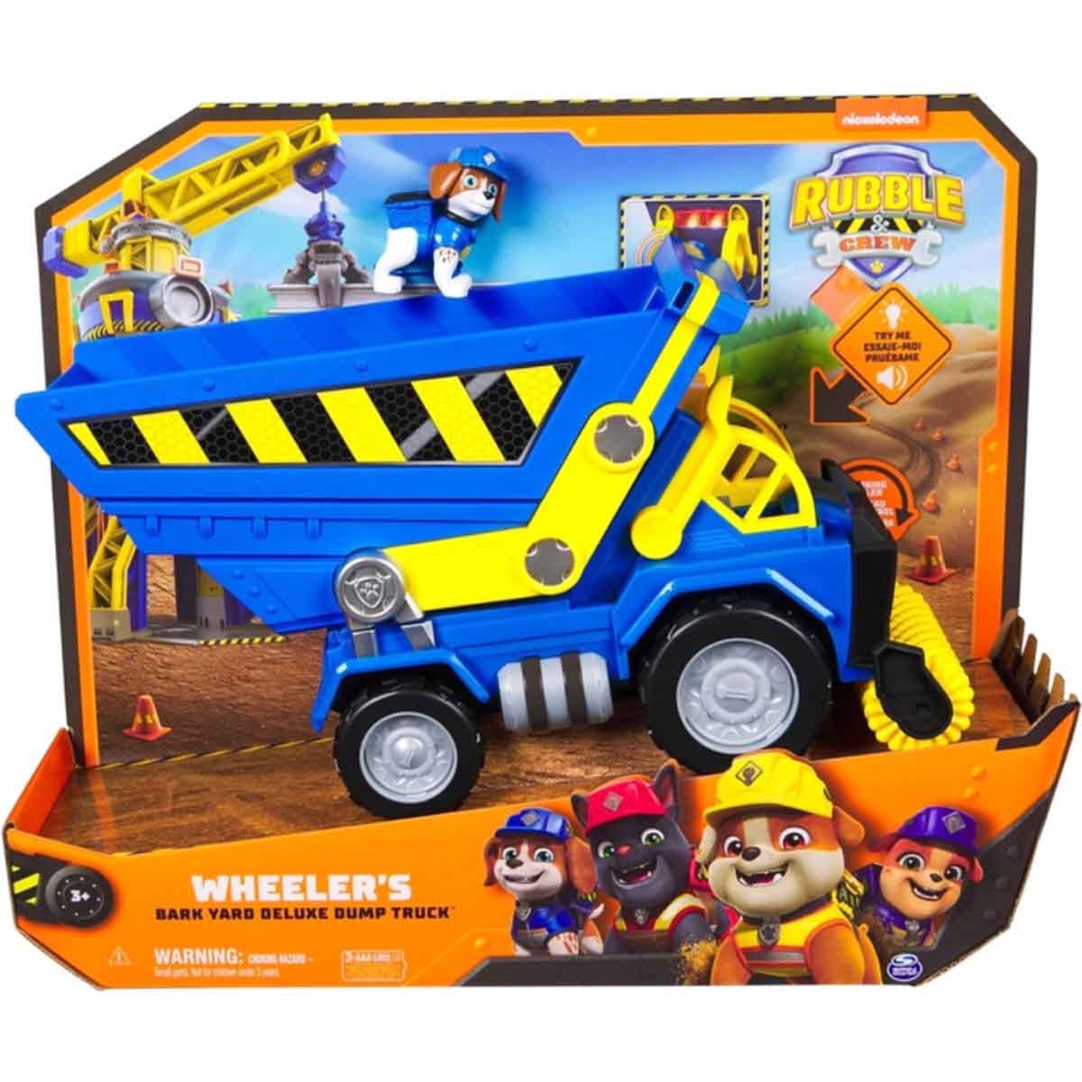 ربل آند كرو شاحنة تفريغ ديلوكس ويلر للأولاد والبنات عمر 3-4 سنوات