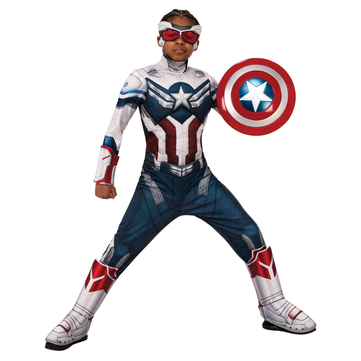 Rubies L Captain America Deluxe Child Costume Boys, 8-10 Years