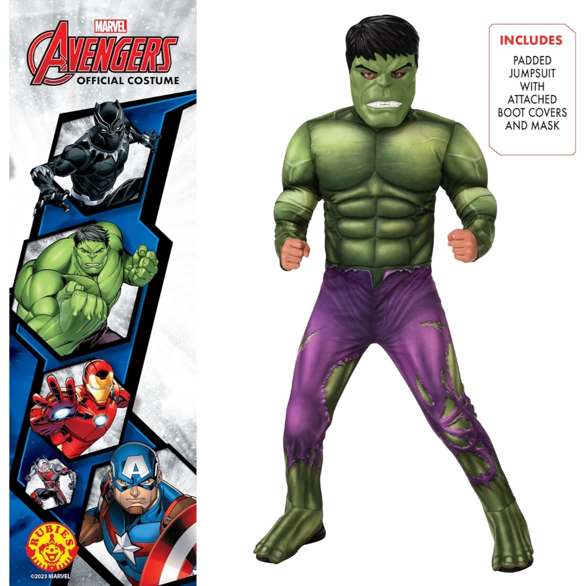 Rubies Hulk Deluxe Child Costume Boys, 8-10 Years