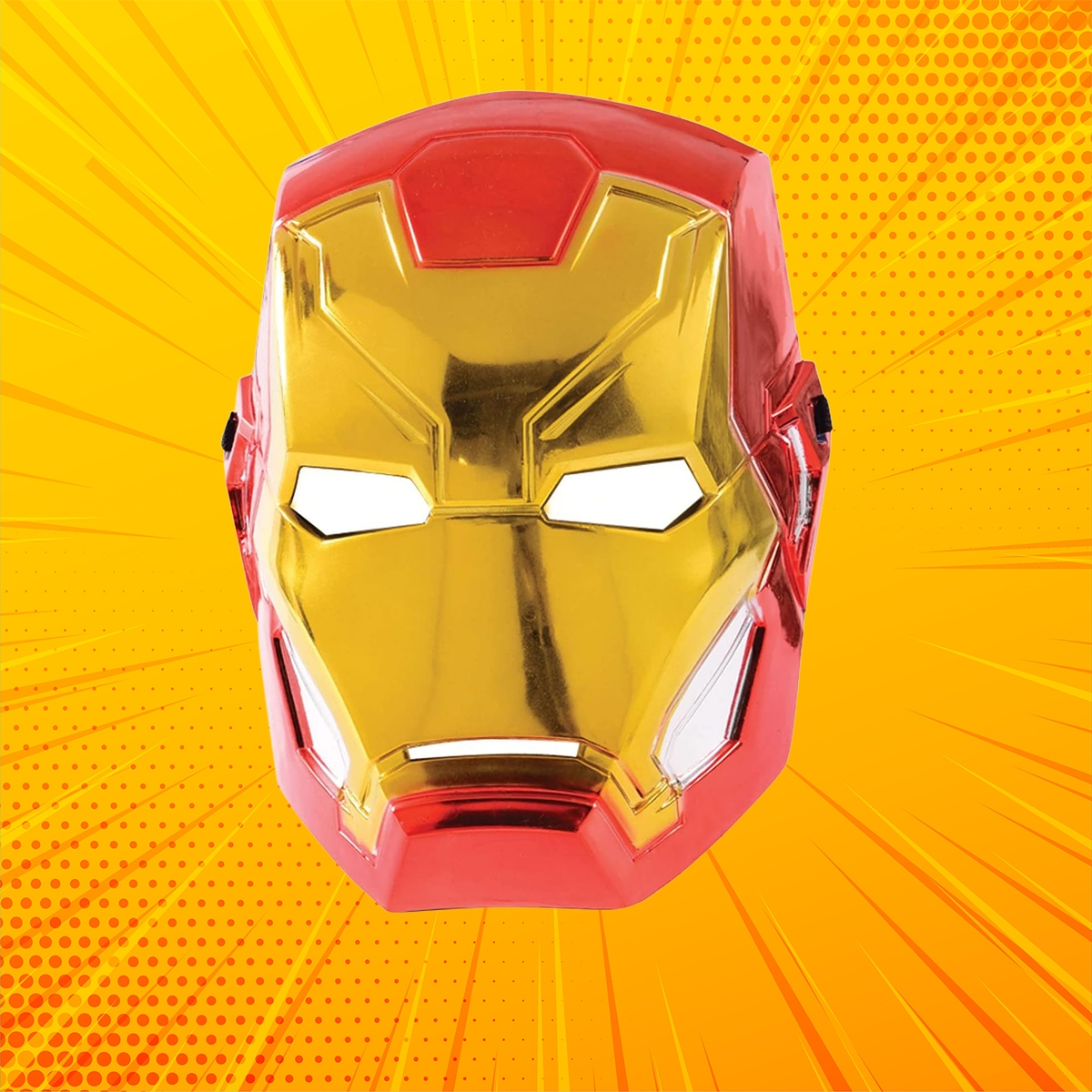 روبيز قناع آيرون مان المعدني نصفي للأولاد 3-4 سنوات