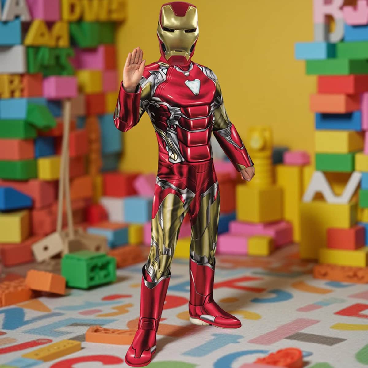 Rubies Iron Man Avengers Endgame Deluxe Child Costume Boys, 8-10 Years