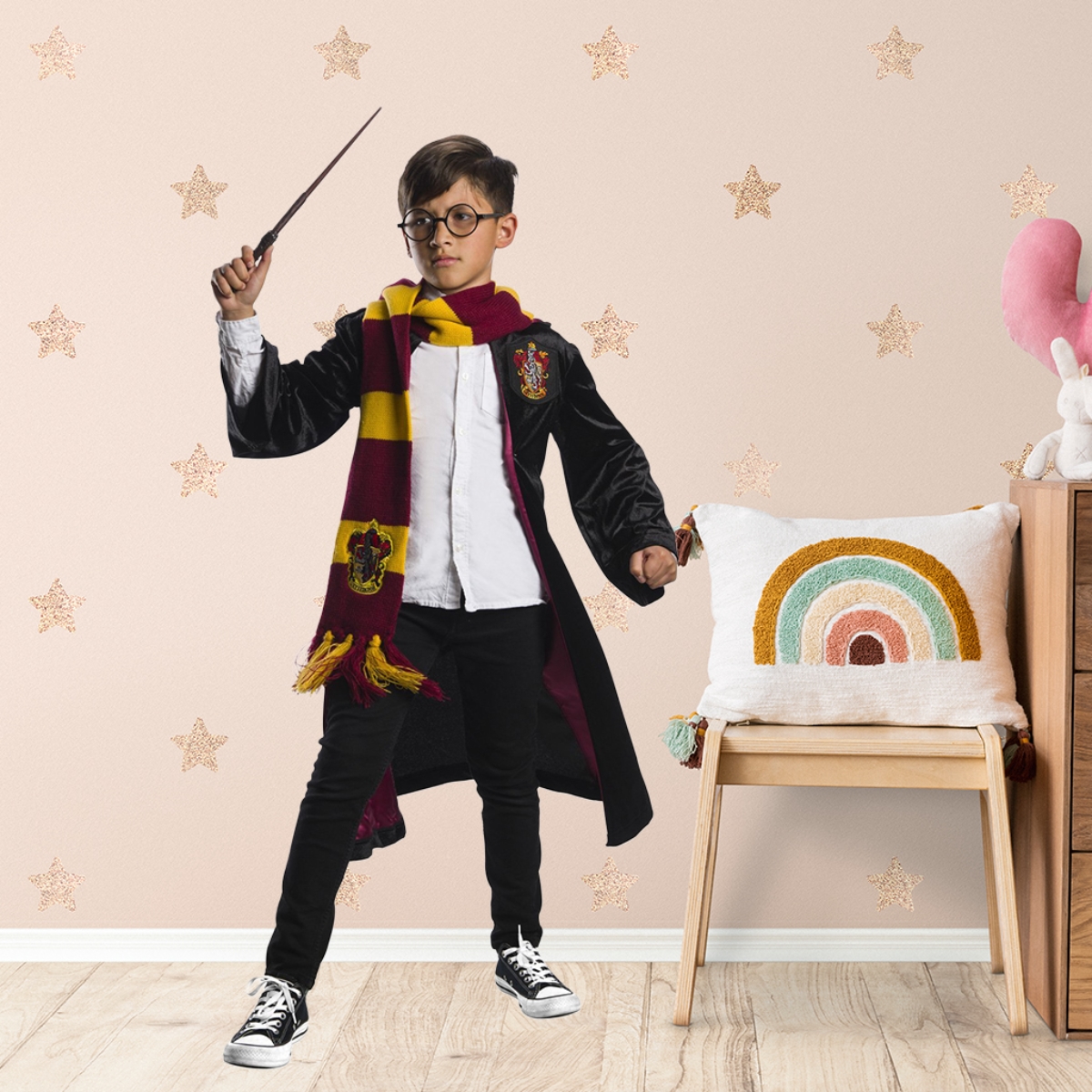 Rubies L Gryffindor Premium Robe Costume Unisex, 11-12 Years