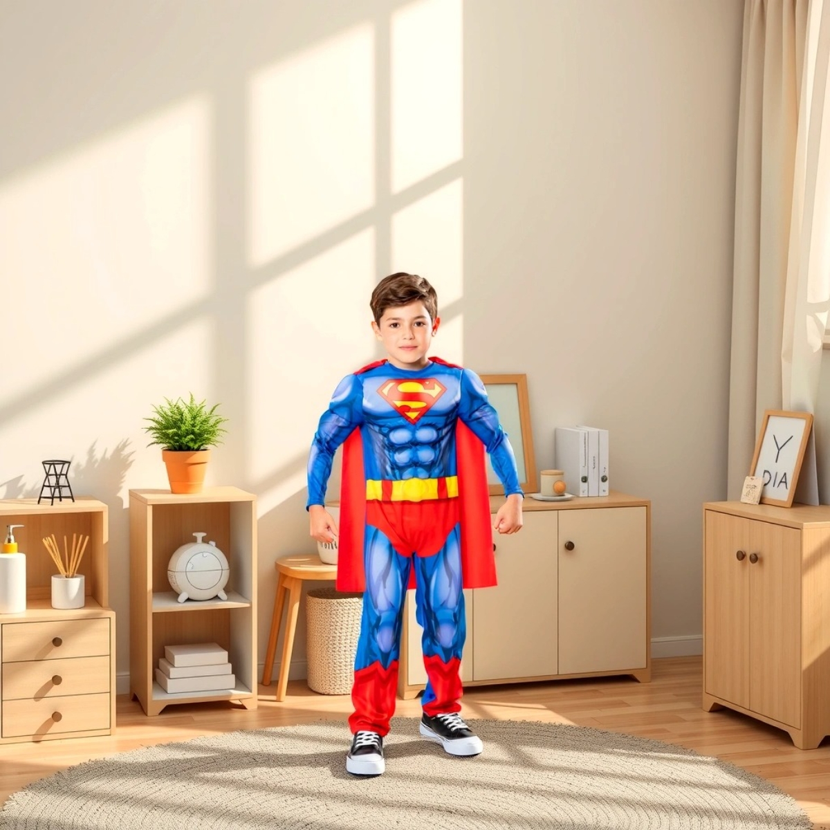 Rubies L Superman Padded Muscle Costume Boys, 5-7 Years