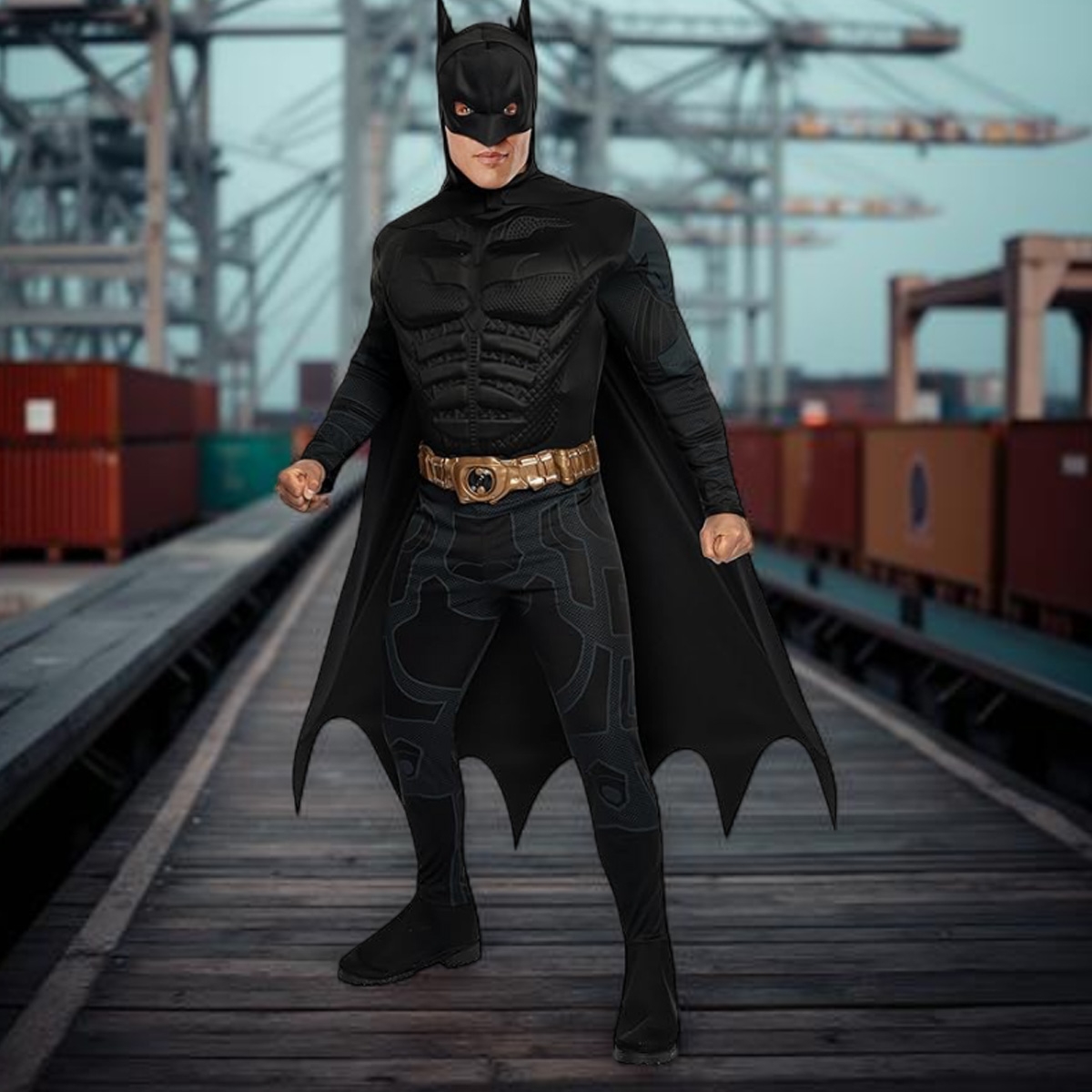 Rubies L Batman Dark Knight Rises Deluxe Adult Costume Boys, 13+ Years