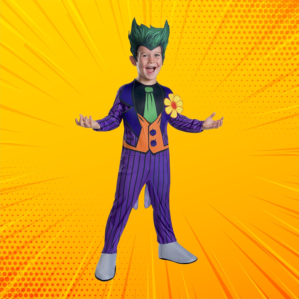 Rubies M DC Comics The Joker Costume Boys, 8-10 Years