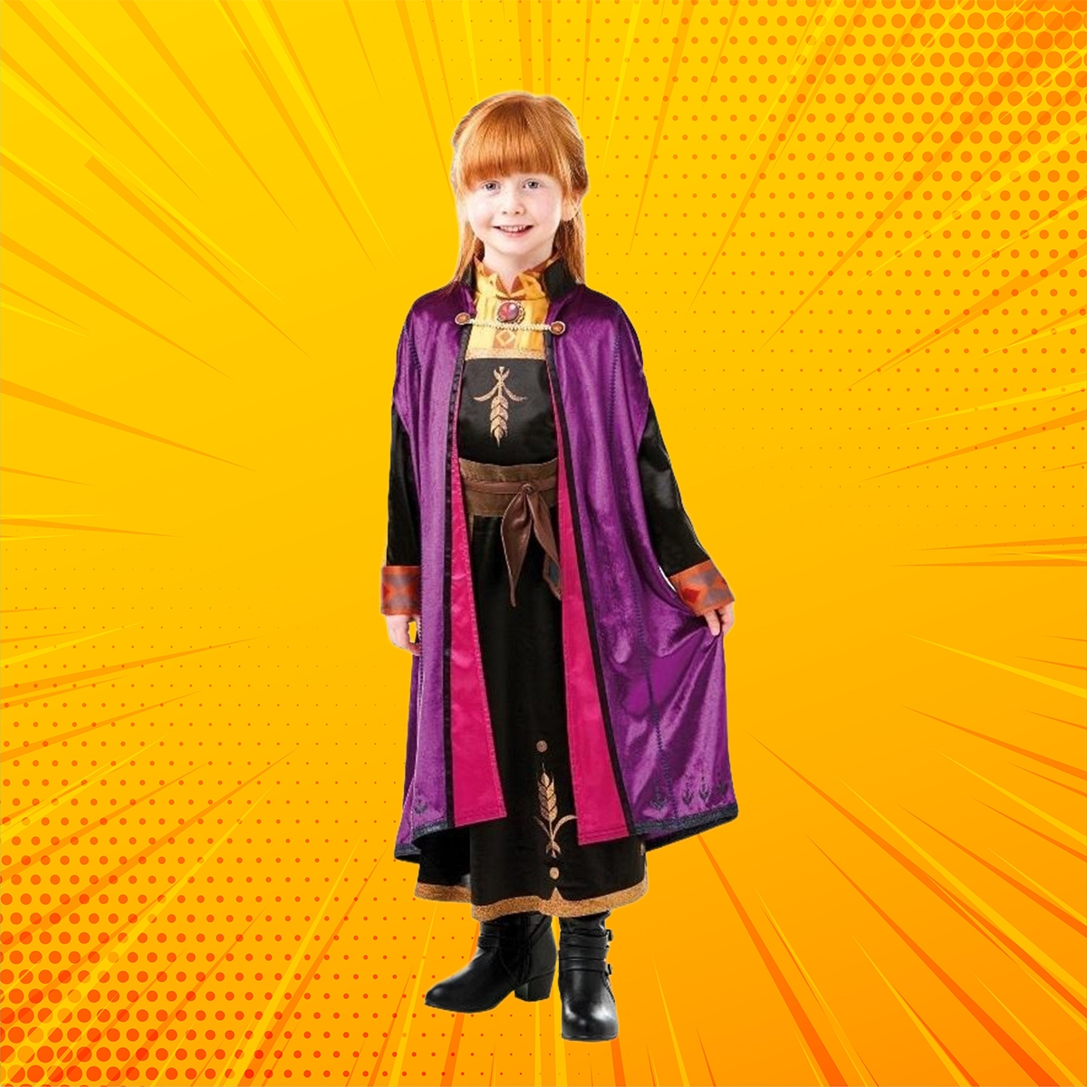 روبيز زي آنا ديلوكس من ديزني فروزن 2 مقاس M للبنات 5-7 سنوات