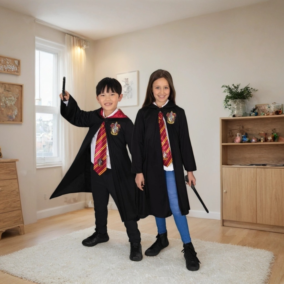 Rubies M Gryffindor Classic Robe Costume Unisex, 5-7 Years