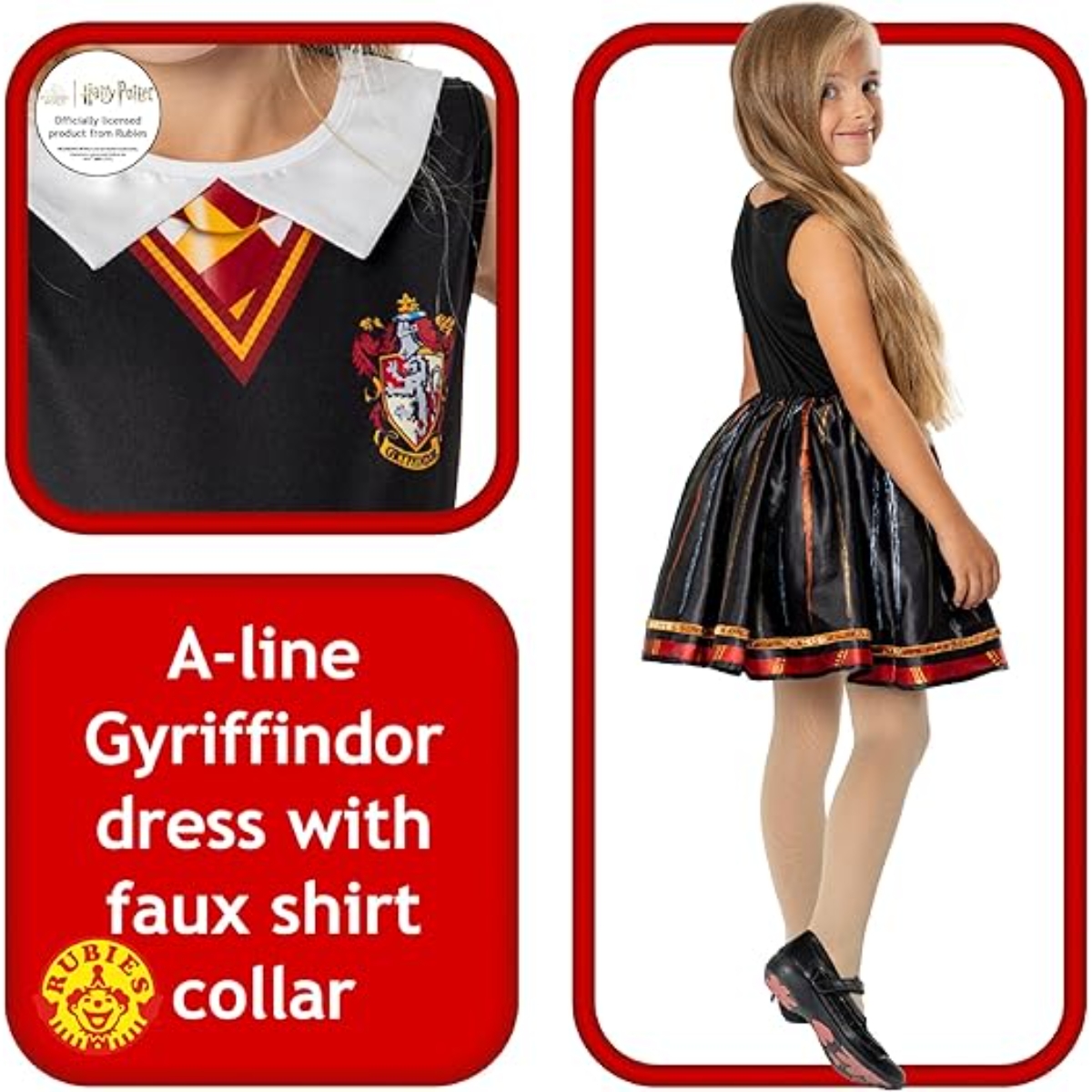 Rubies M Harry Potter Hogwarts Hermione Dress Costume Girls, 5-7 Years