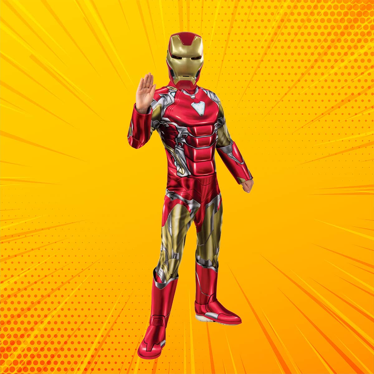Rubies M Iron Man Deluxe Costume Boys, 5-7 Years