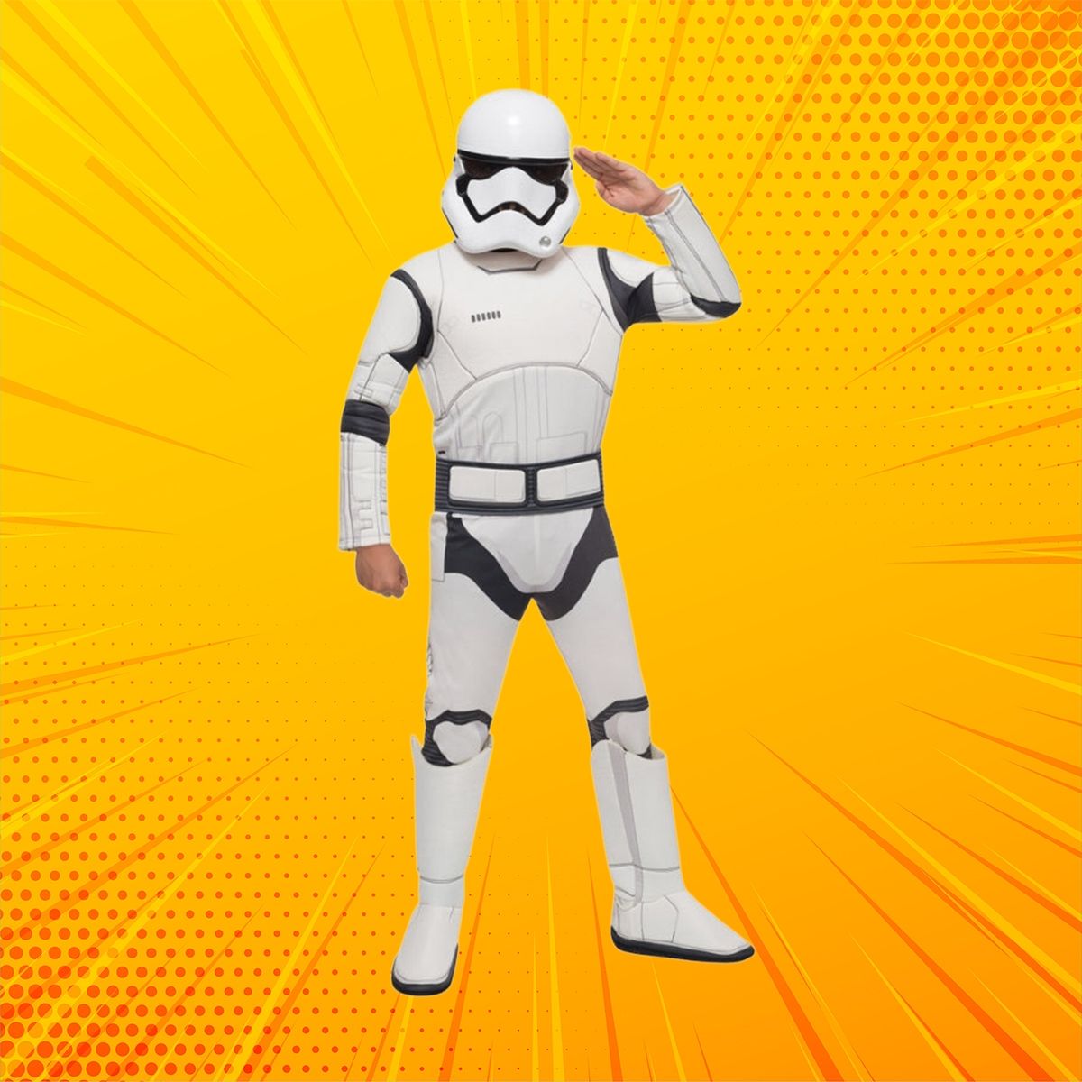 Rubies M Stormtrooper Deluxe Costume Boys, 5-7 Years