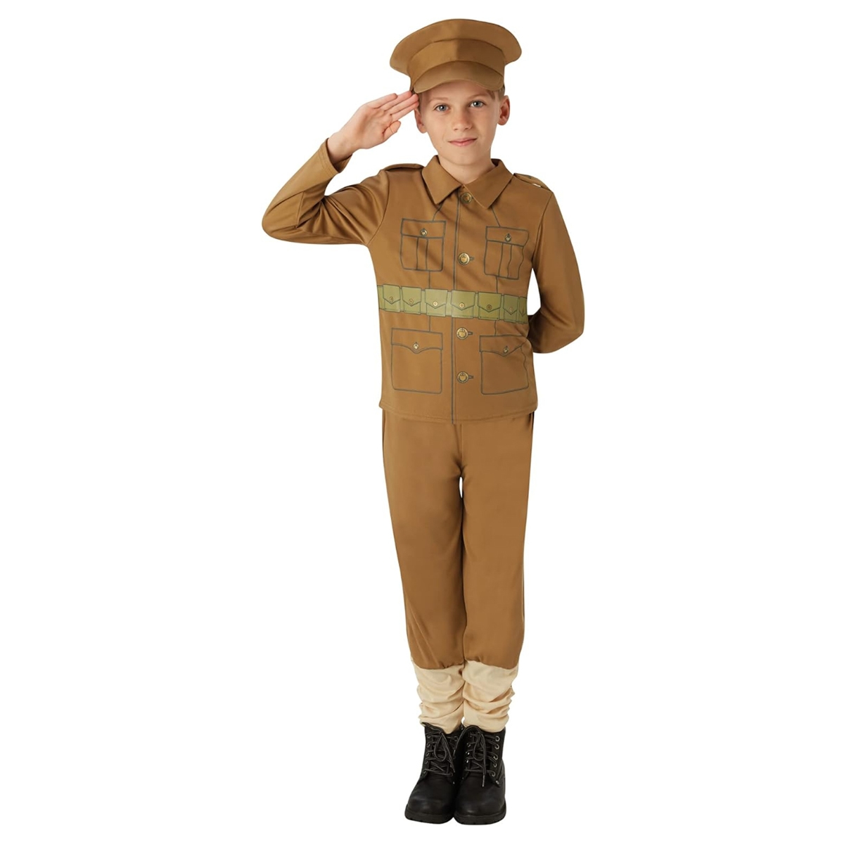 Rubies M WW1 Soldier Costume Boys, 5-7 Years
