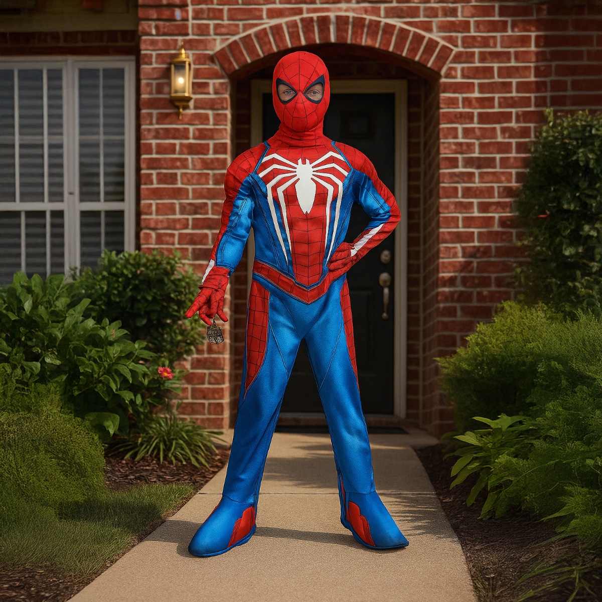 Rubies Marvel's Spider Man Premium Costume Boys, 7-8 Years