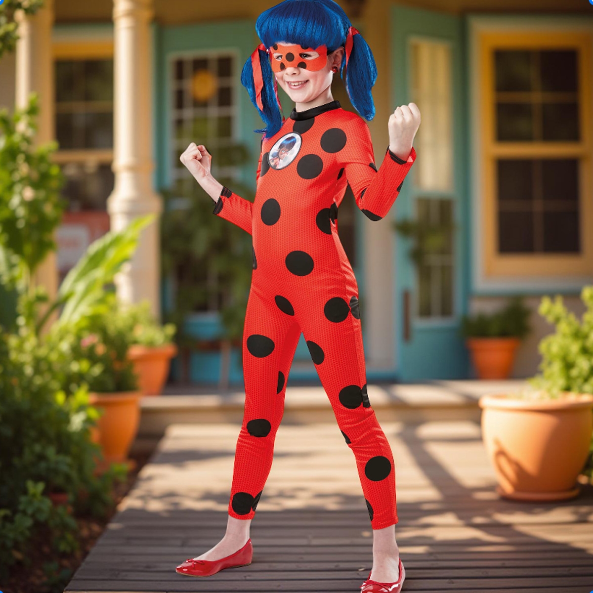 Rubies Miraculous Ladybug Deluxe Costume Girls, 5-7 Years