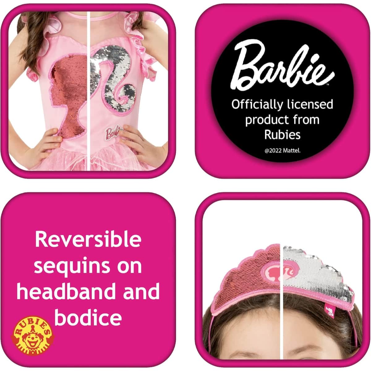 Rubies S Barbie Princess Costume Girls, 3-4 Years