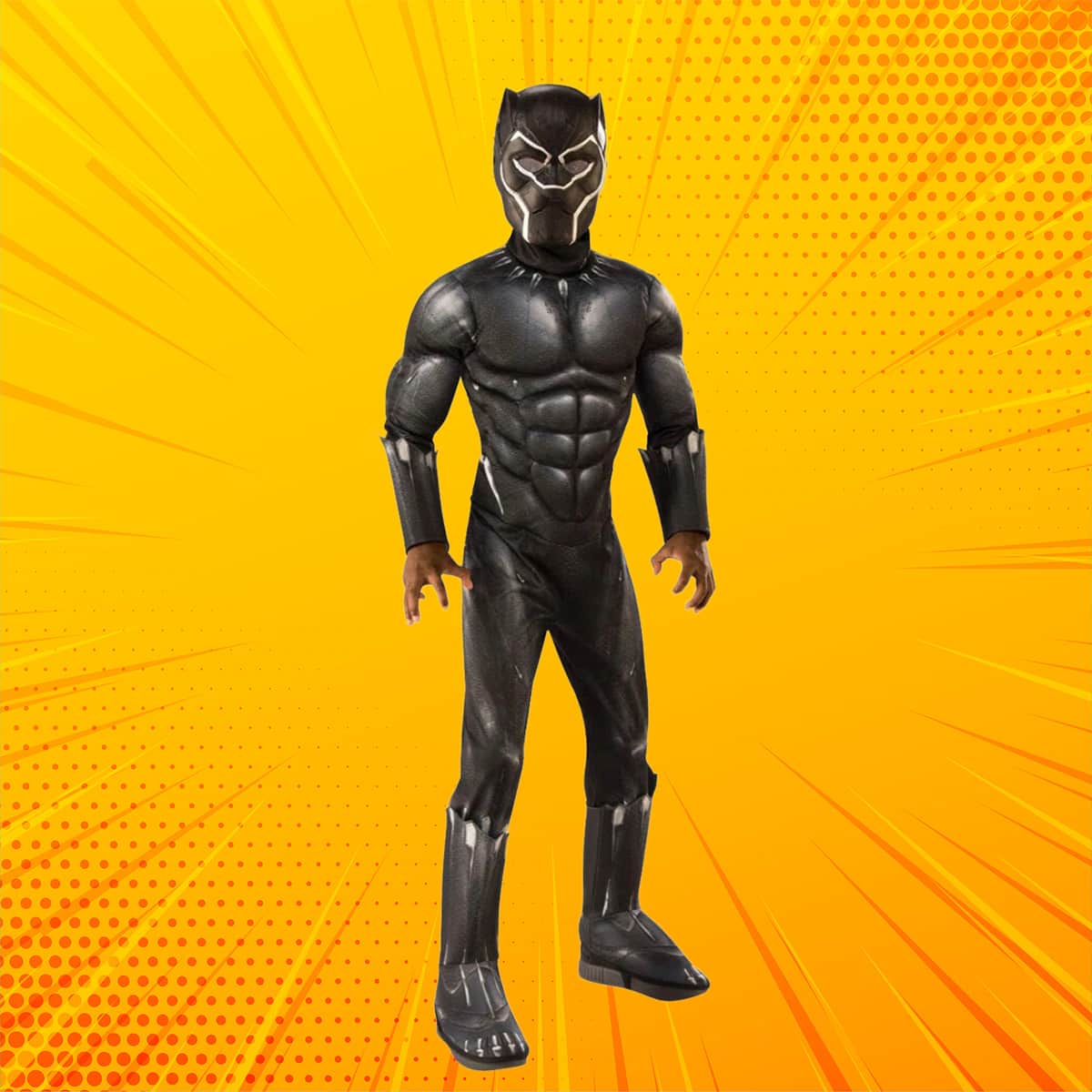 Rubies S Black Panther Deluxe Costume Boys, 3-4 Years