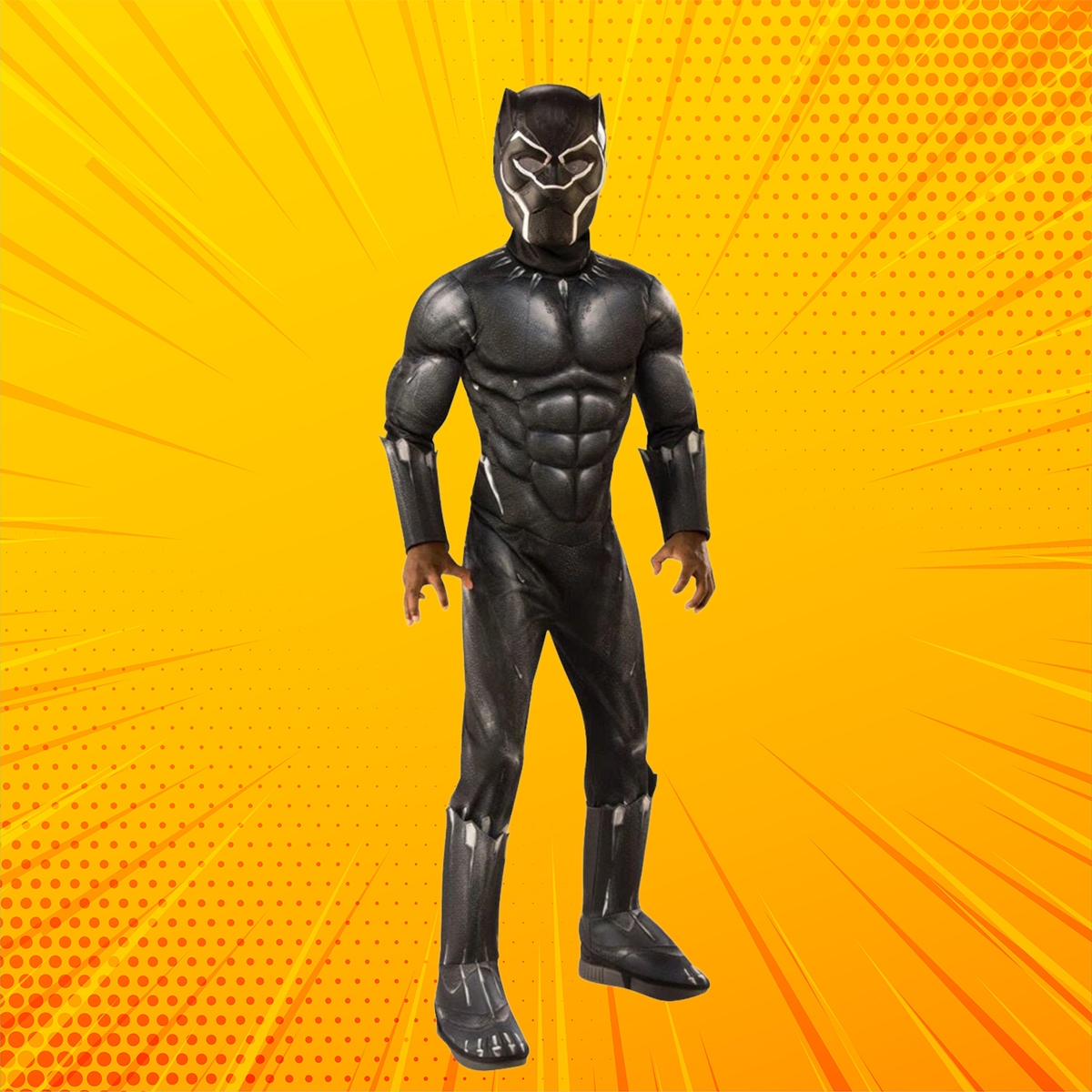 Rubies S Black Panther Deluxe Costume Boys, 3-4 Years