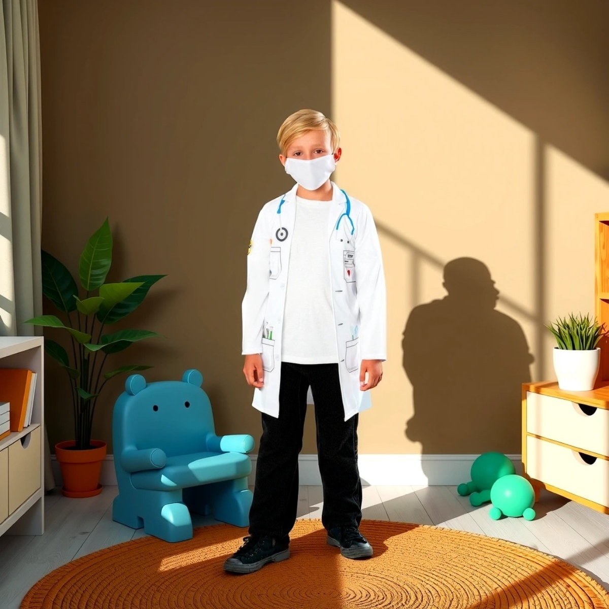 Rubies S Doctor Roleplay Kids Fancy Dress Costume Unisex, 5-7 Years