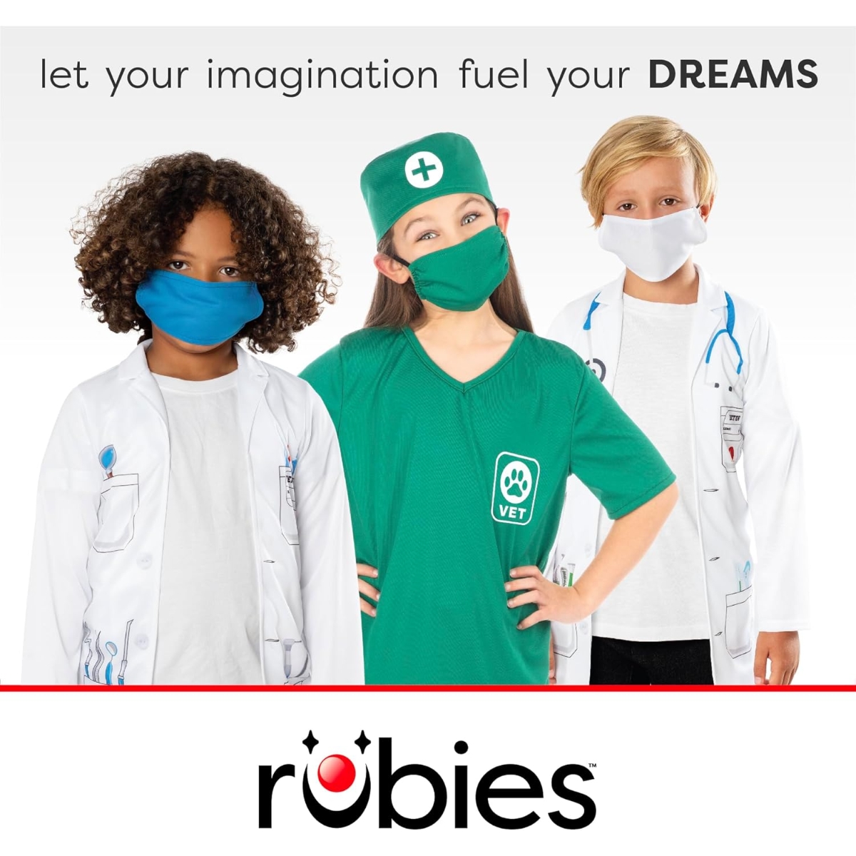 Rubies S Doctor Roleplay Kids Fancy Dress Costume Unisex, 5-7 Years