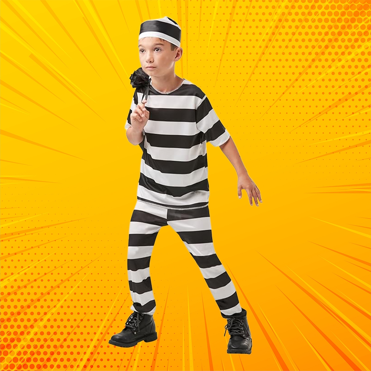 Rubies S Haunted House Prisoner Costume Boys, 5-7 Years