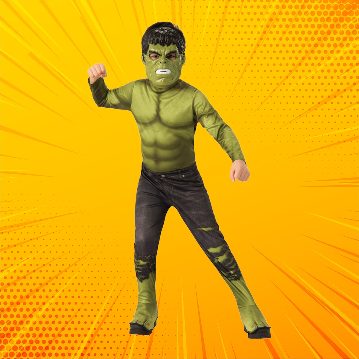 Rubies S Hulk Classic Costume Boys, 3-4 Years