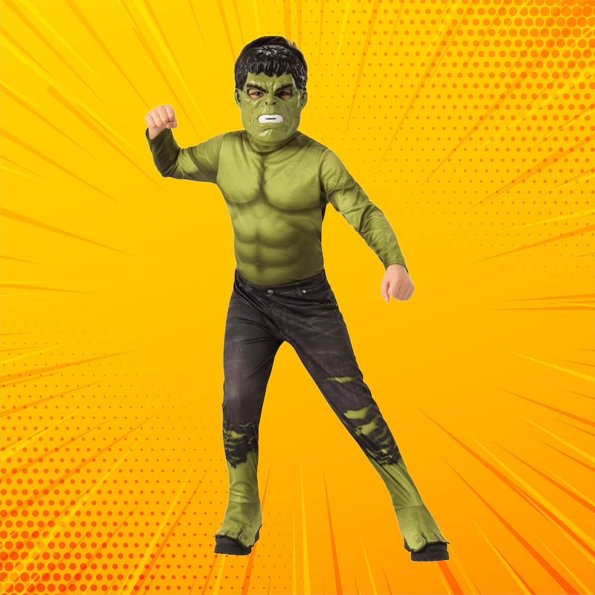 Rubies S Hulk Classic Costume Boys, 3-4 Years