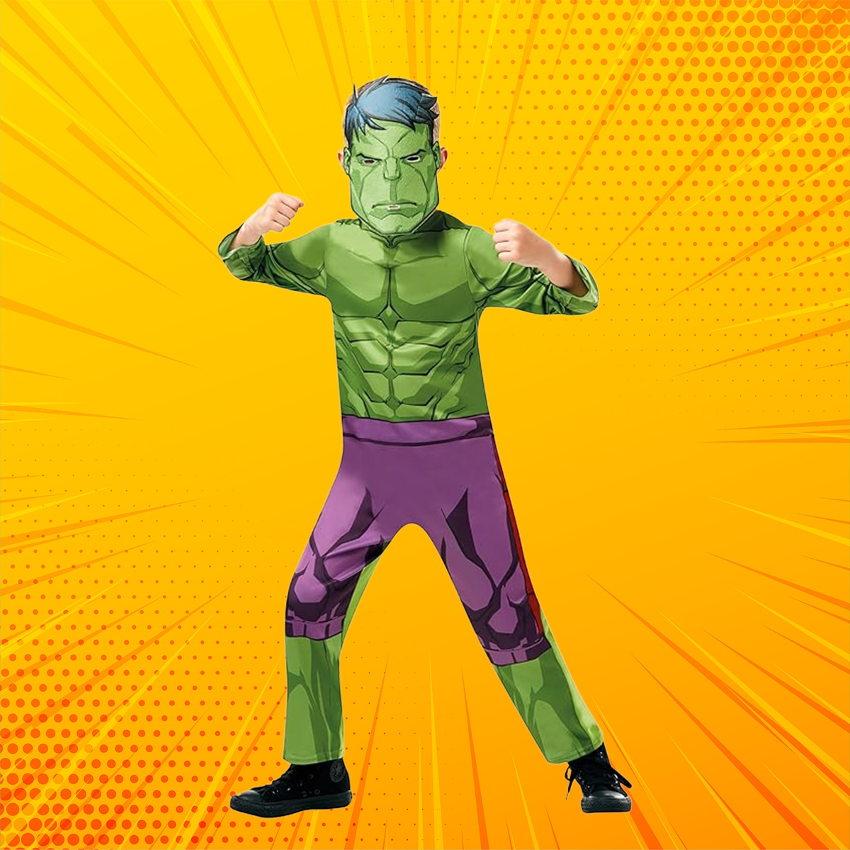 Rubies S Hulk Costume Boys, 3-4 Years