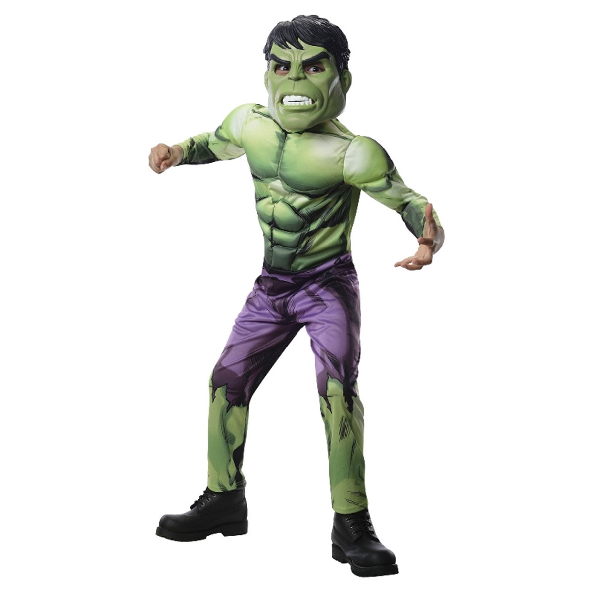 Rubies S Hulk Deluxe Costume Boys, 3-4 Years