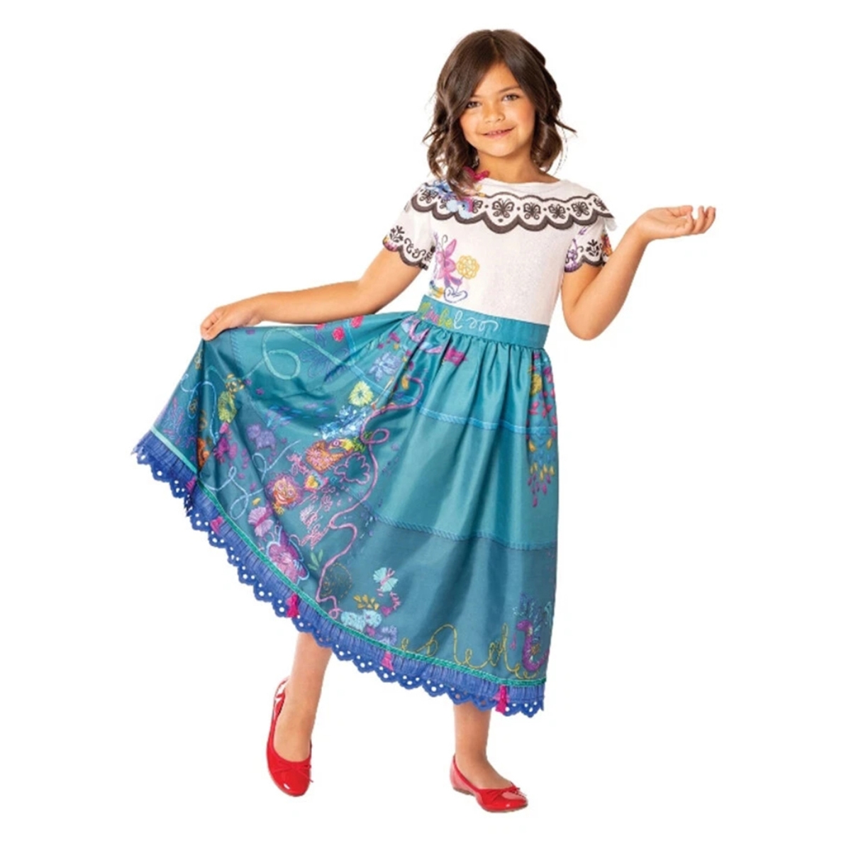 روبيز زي تنكري إنكانتو ميرابيل ديلوكس للفتيات مقاس S 3-4 سنوات