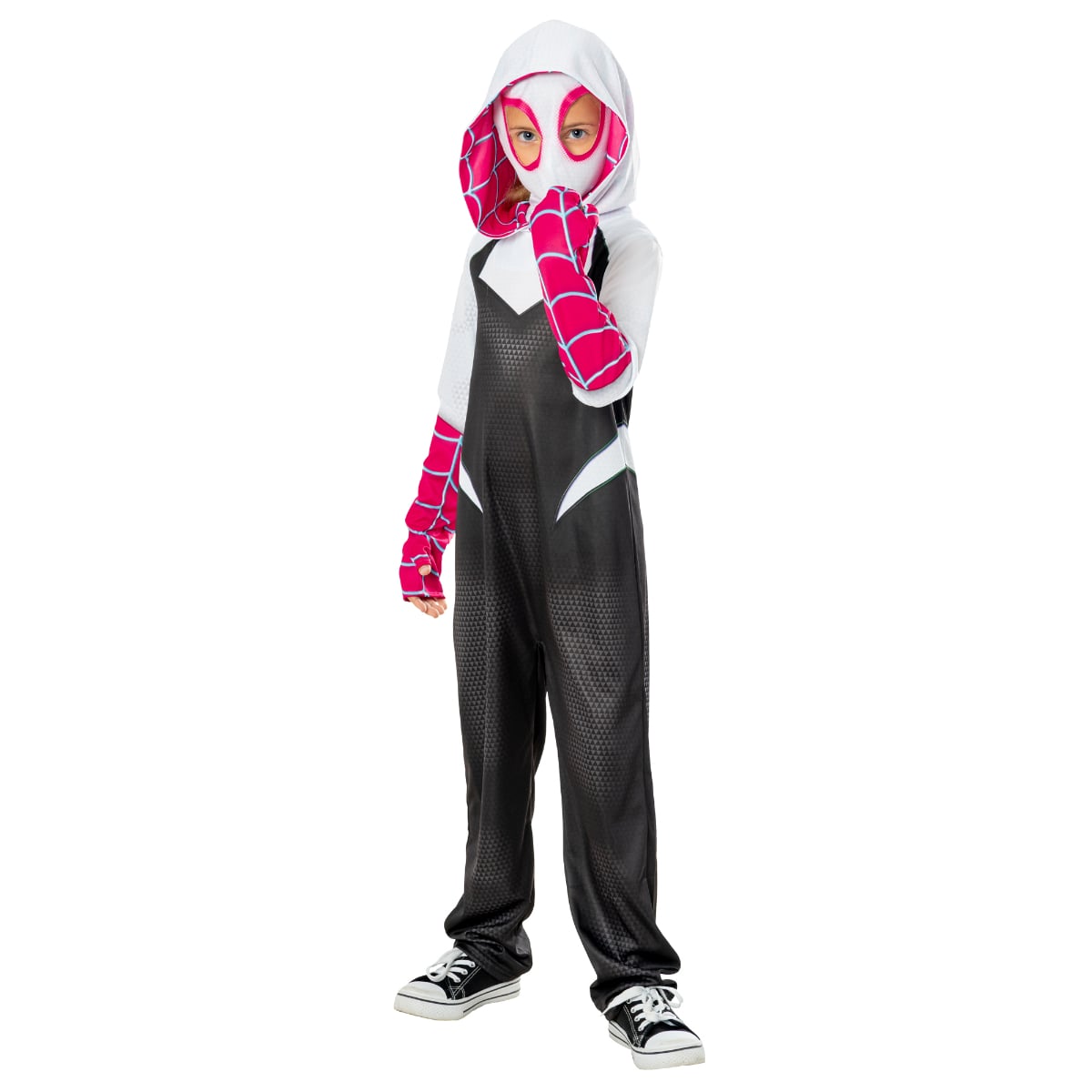 Rubies Costumes Spider-Gwen Deluxe Child Costume Unisex, M Size, 8-10 Years
