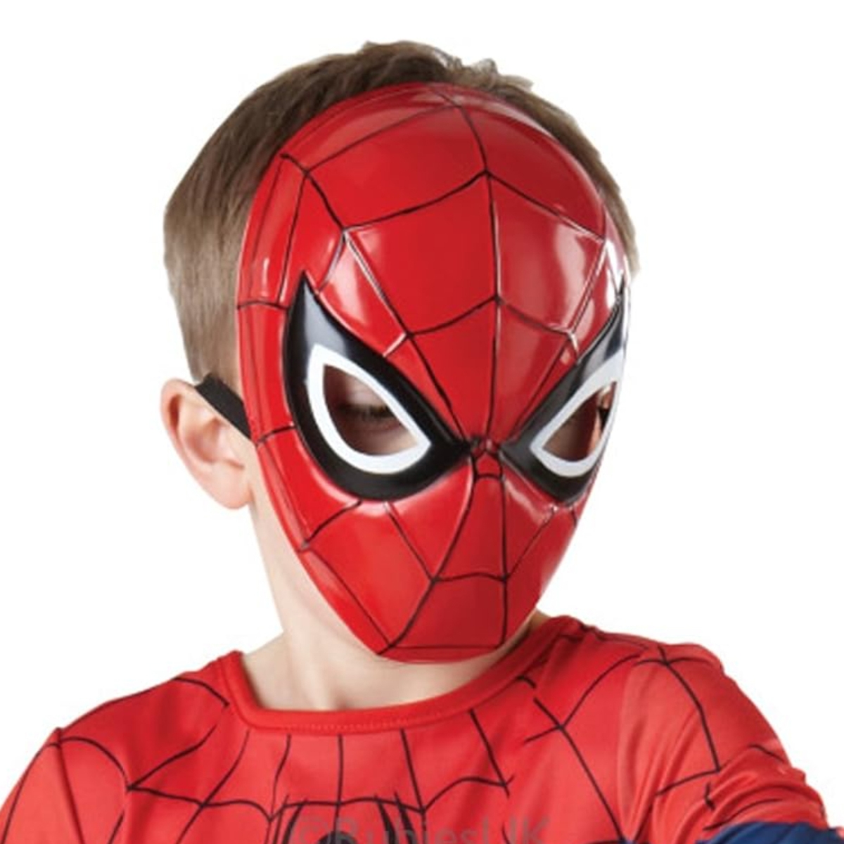 Rubies Spider Man 1/2 Molded Mask Boys, 5-7 Years
