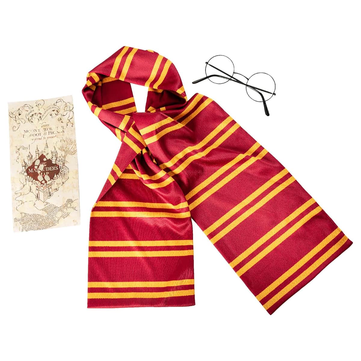 Rubies Standard Harry Potter Scarf & Glasses Set Boys, 13+ Years