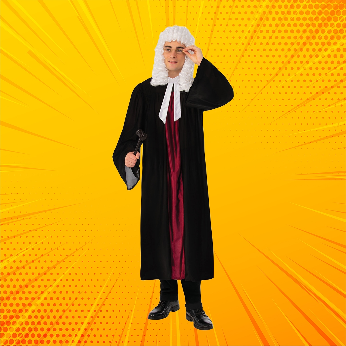 Rubies Standard Judge’s Gown Costume Boys, 13+ Years