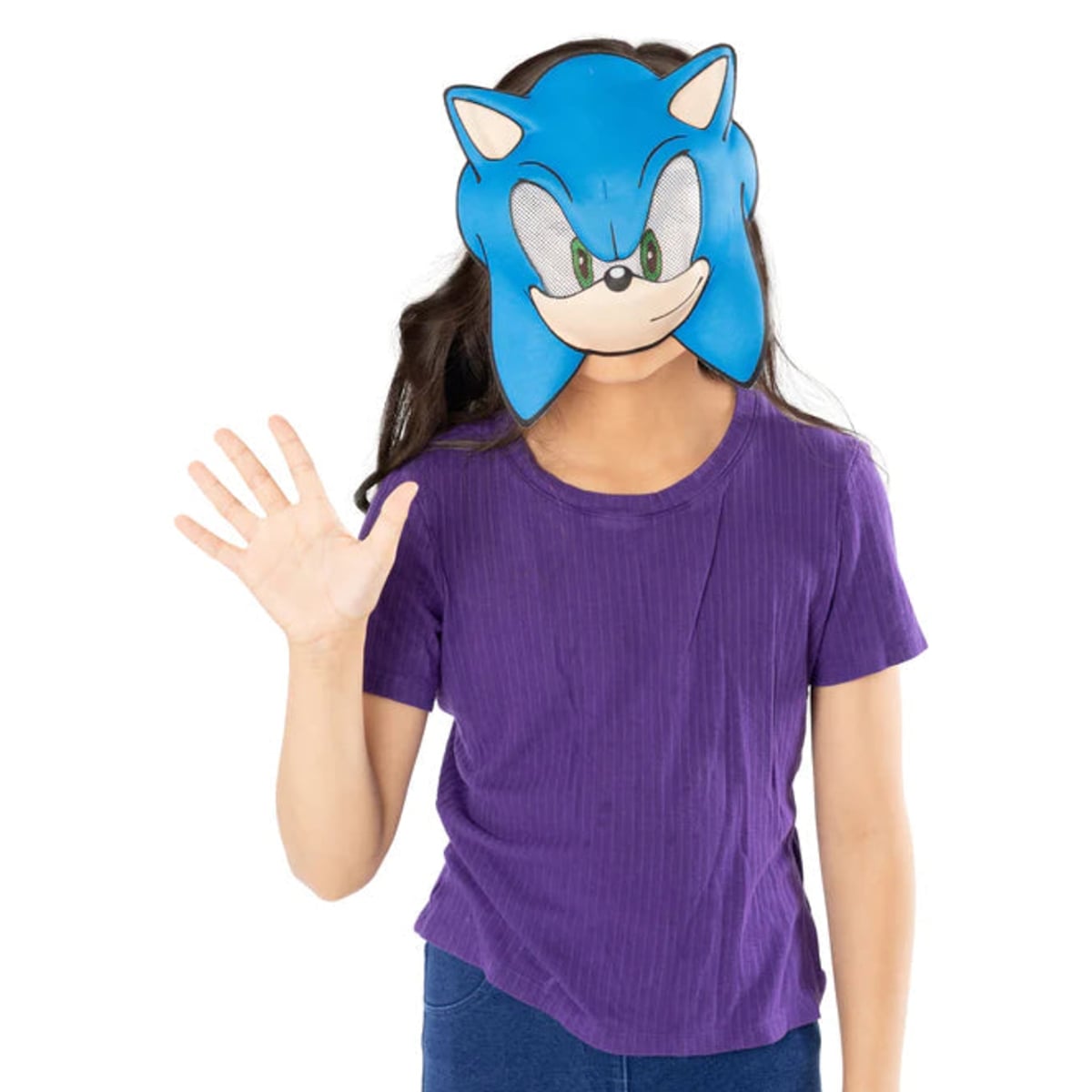 Rubies Standard Sonic The Hedgehog Child Mask Unisex, 13+ Years
