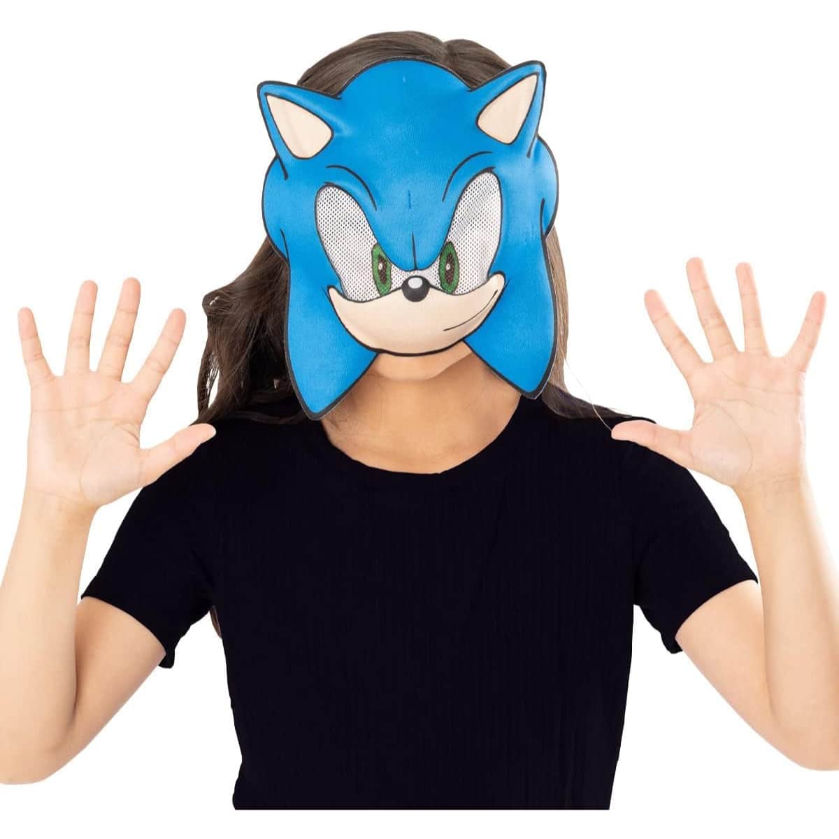 Rubies Standard Sonic The Hedgehog Child Mask Unisex, 13+ Years
