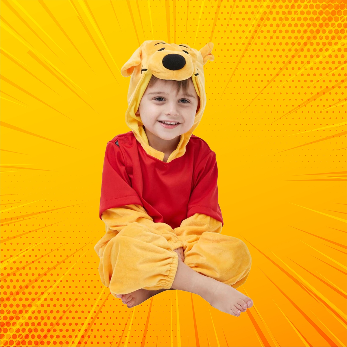 Rubies 300319T Winnie The Pooh Deluxe Costume Toddler, 0-2 Years
