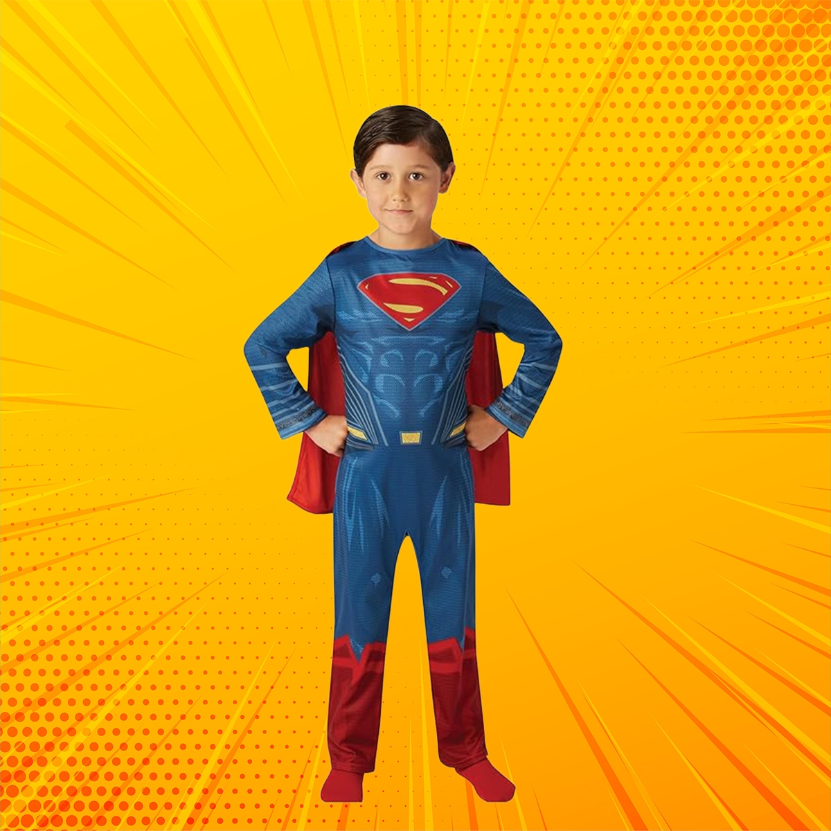 Rubies XL Superman Costume Unisex, 8-10 Years