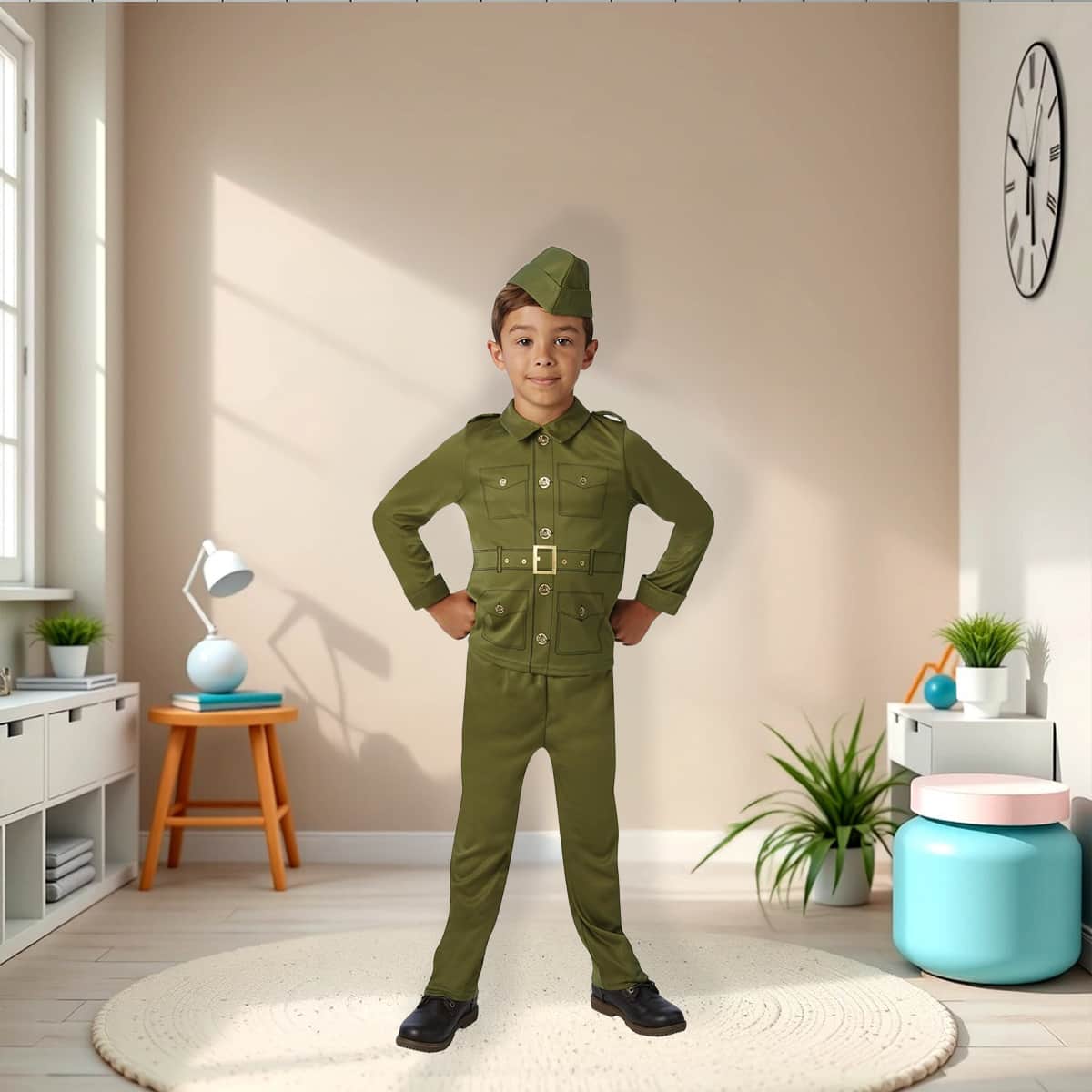 Rubies XL WW2 Solider Costume Boys, 8-10 Years