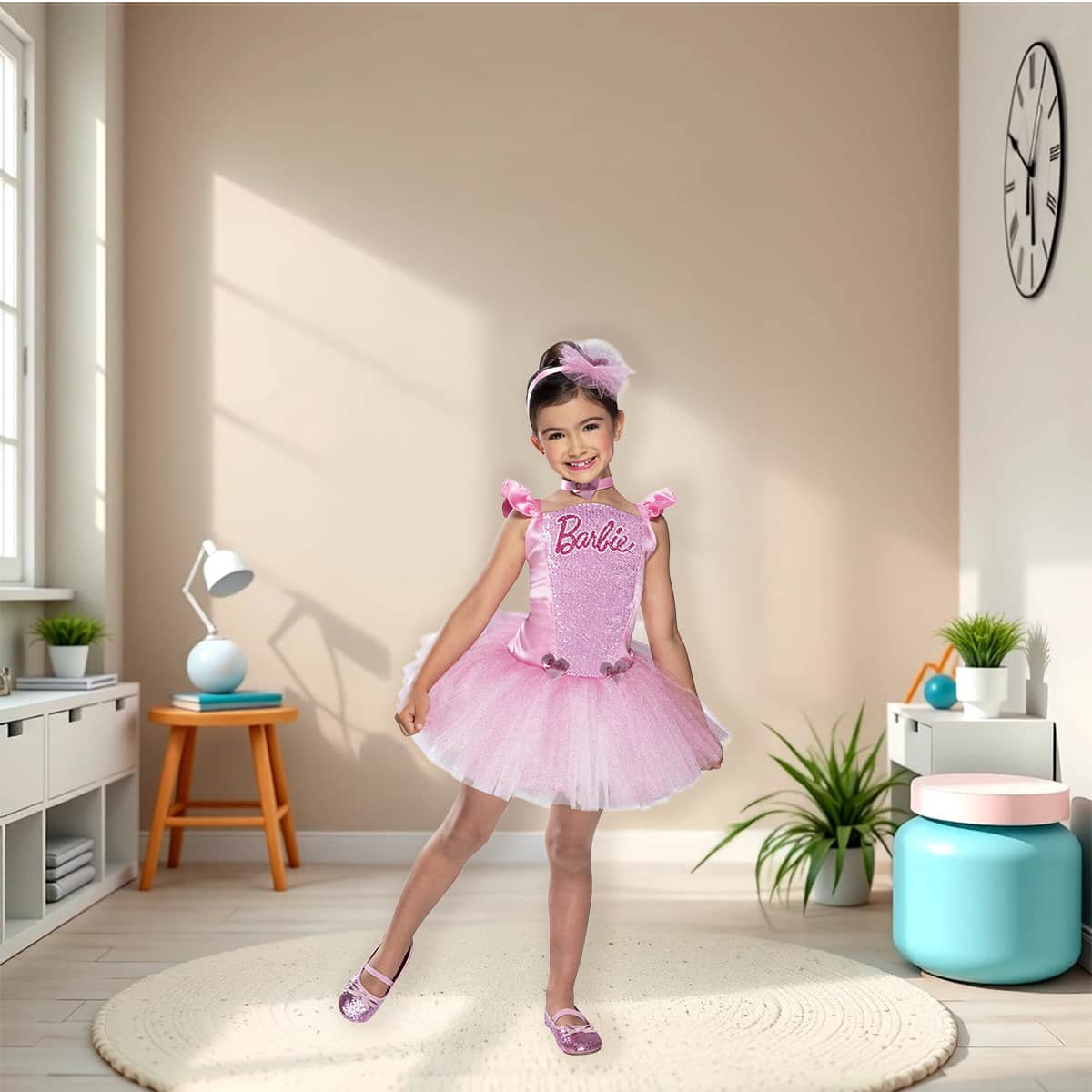 روبيز زي راقصة باليه باربي اكس مقاس XS للفتيات 3-4 سنوات