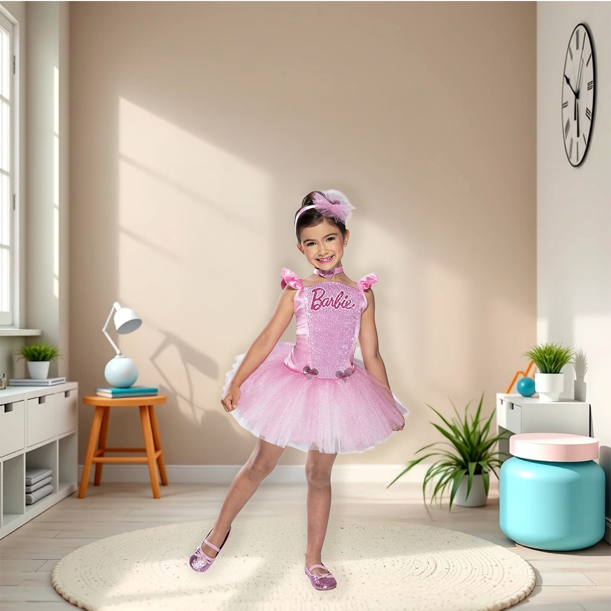 روبيز زي راقصة باليه باربي اكس مقاس XS للفتيات 3-4 سنوات