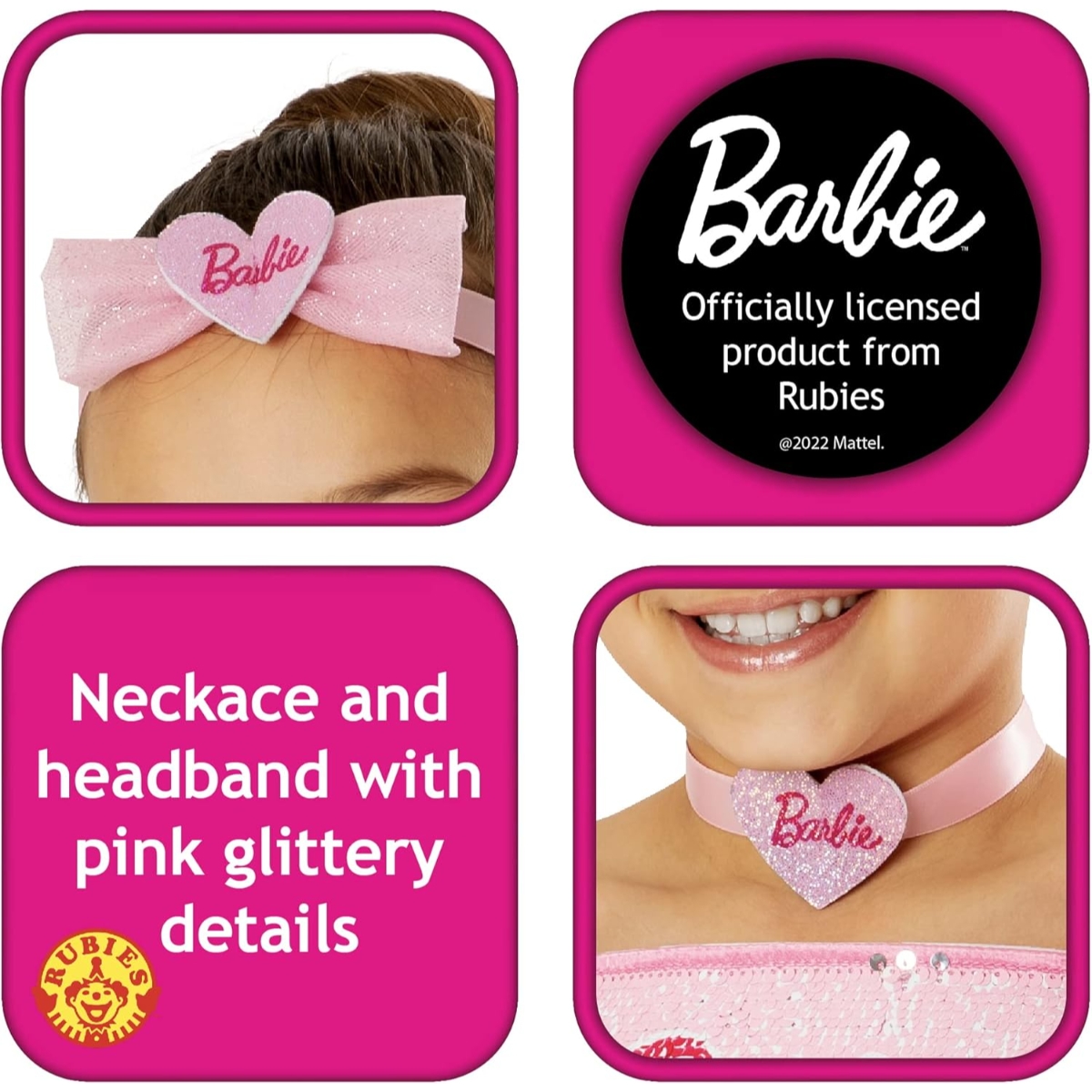 روبيز زي راقصة باليه باربي اكس مقاس XS للفتيات 3-4 سنوات