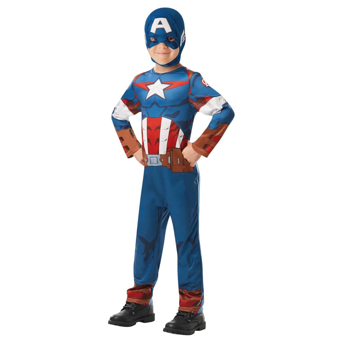 Rubies XS Captain America Costume Toddler, 0-2 Years