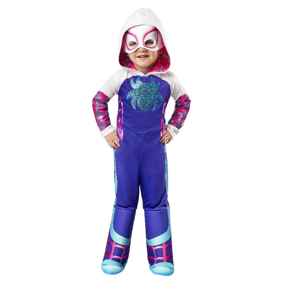 Rubies XS Ghost Spider Deluxe Costume Unisex, 3-4 Years