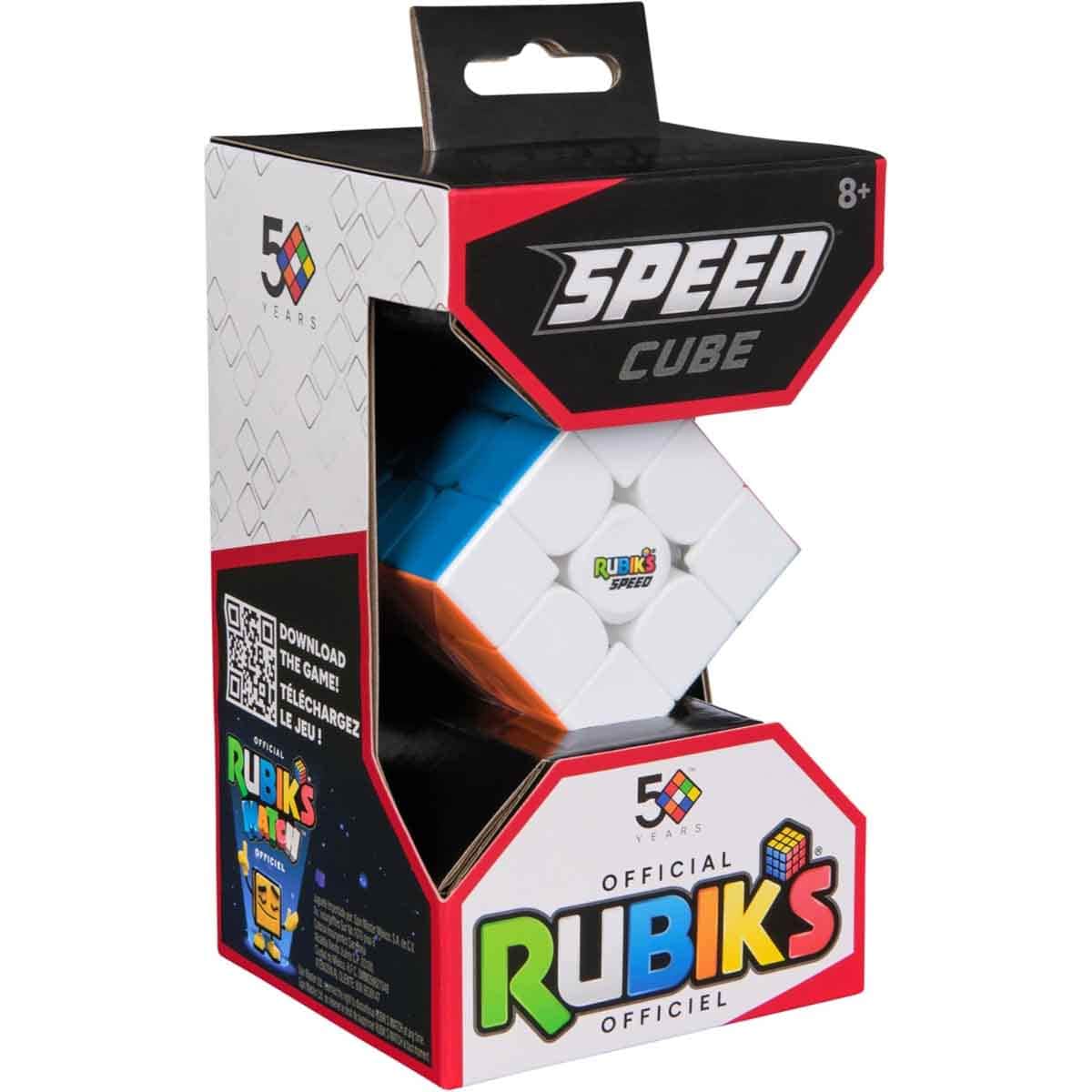 Rubiks 3x3 Magnetic Speed Cube Brain Teaser Toy Unisex, 8-10 Years
