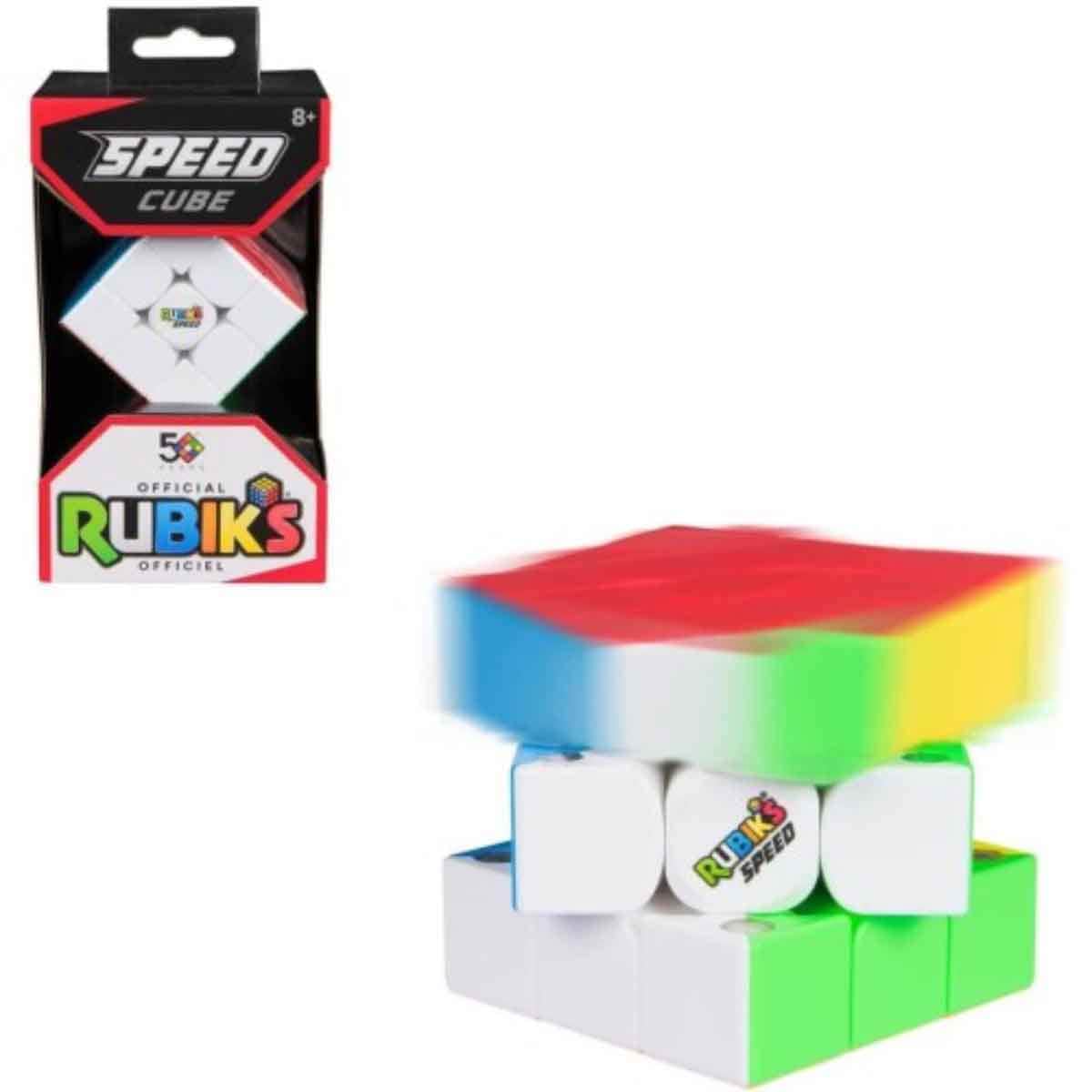 Rubiks 3x3 Magnetic Speed Cube Brain Teaser Toy Unisex, 8-10 Years