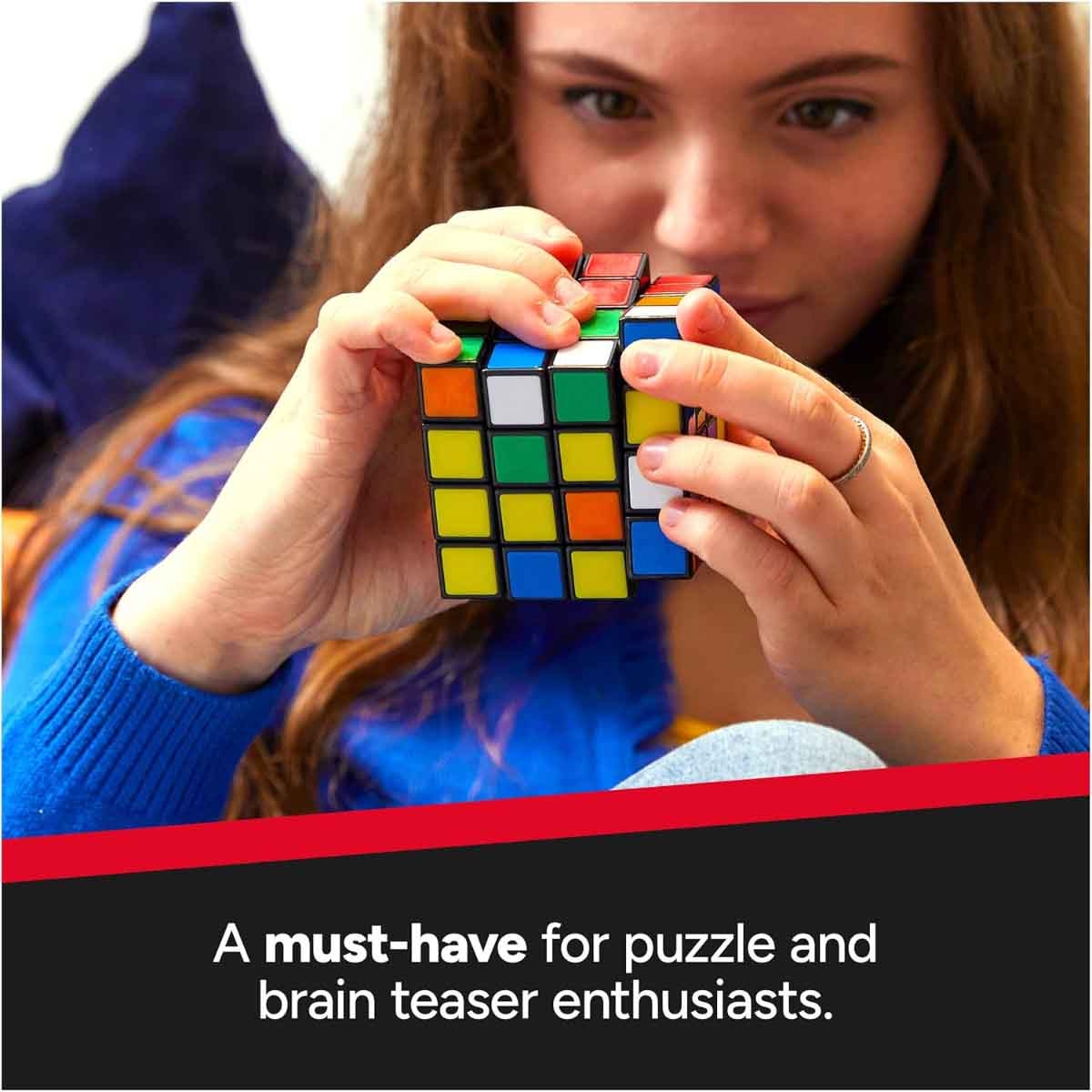 Rubiks 4x4 Master Cube Colour-Matching Puzzle Unisex, 8-10 Years