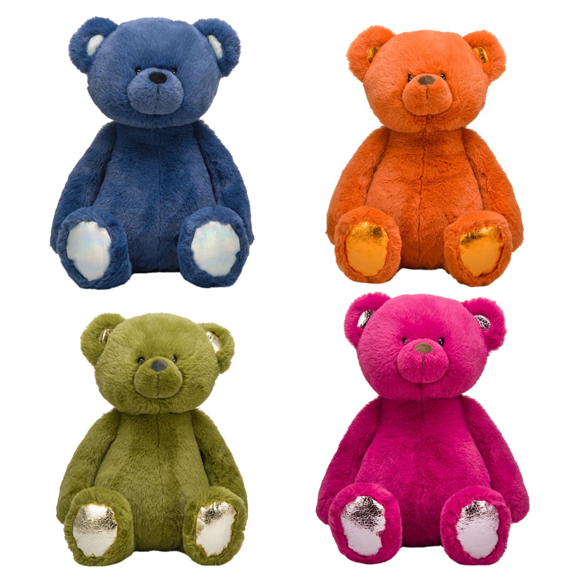 Russ 14″ Crackle Bears Assorted Plush Toy Unisex, 3-4 Years