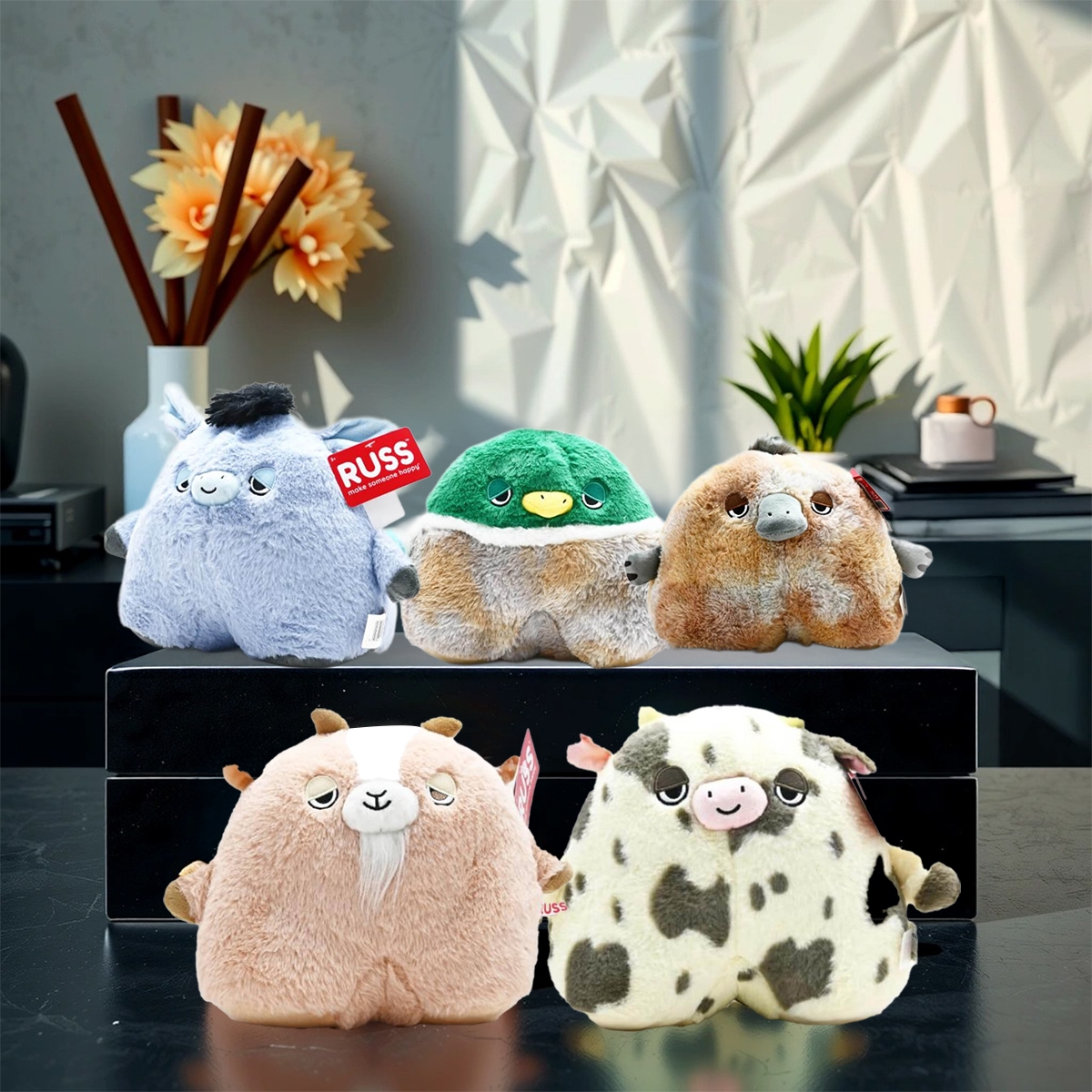 Russ 9″ Daydreamerz Animal Assorted Soft Plush Toy Unisex, 3-4 Years